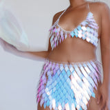 River Festival Shiny Sequins Top (Top Only)