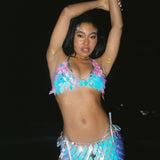 River Festival Shiny Sequins Top (Top Only)