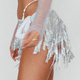 Hot Shot Sequin Mini Skirt