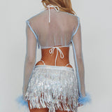 Hot Shot Sequin Mini Skirt