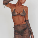 Beat Drop Diamante Set Black