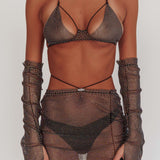 Beat Drop Diamante Set Black