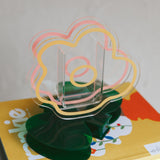 Anemone Eco-friendly Acrylic Vase Clear