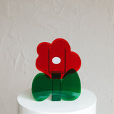 Zephyr Eco-friendly Acrylic Vase Red