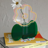 Harlie Eco-friendly Acrylic Vase Green
