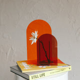 Adira Arch Shape Flower Vase Orange