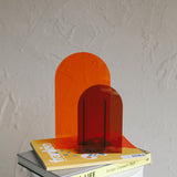 Adira Arch Shape Flower Vase Orange