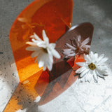 Adira Arch Shape Flower Vase Orange