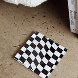 Paradiso 4pc Chessboard Acrylic Coaster Set