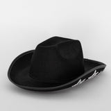 Bobby Rhinestone Star Cowboy Hat Black