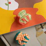 Anita Two-Side Hair Clip Blue/Orange