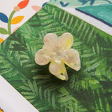 Blossom Flower Hair Clip Yellow