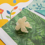 Blossom Flower Hair Clip White