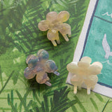 Blossom Flower Hair Clip White