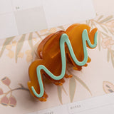 Cloudy Hair Clip Caramel