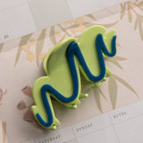Cloudy Hair Clip Green