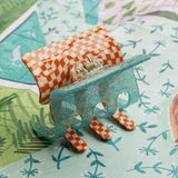 Retro Two-Side Hair Clip Orange