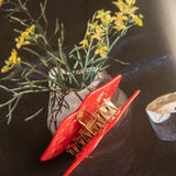 Kiss Kiss Hair Clip Red