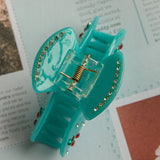 Cherry Pie Hair Clip Blue