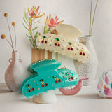 Cherry Pie Hair Clip Blue