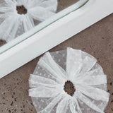 Samara Lace Scrunchie White