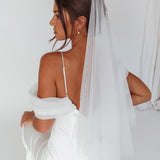 Marina Pearl Accent Veil White