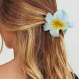 Ayni Frangipani Claw Clip Blue