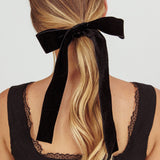 Marabell Bow Hairband Black