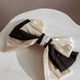 Chi Chi Bow Hairclip Black