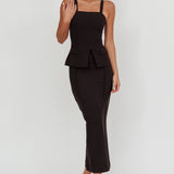 Like I Do Maxi Skirt Black