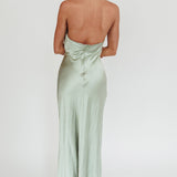 Element Halterneck Maxi Dress Matcha