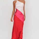 Swipe Right One-Shoulder Maxi Dress Pink