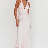 Jassinta Keyhole Bust Maxi Dress Pink