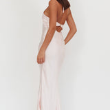 Jassinta Keyhole Bust Maxi Dress Pink