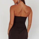 Hillara Strapless Mini Dress Black