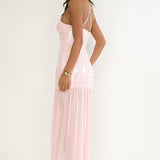 Wilma Sequin Bodice Maxi Dress Pink