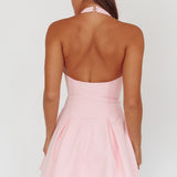 Hype Girl Box Pleat Mini Dress Pink