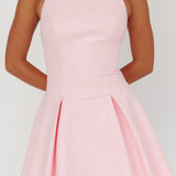 Hype Girl Box Pleat Mini Dress Pink