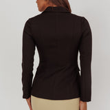 Lynsi Single Button Jacket Black