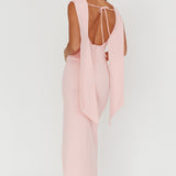 Looks Of Love Shoulder Sash Maxi Dress Pink