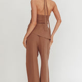 Eniola Drawstring Pants Chocolate