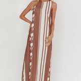 Dayla Sleeveless Waist Tie Maxi Dress Palma