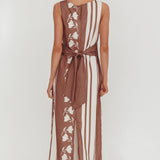 Dayla Sleeveless Waist Tie Maxi Dress Palma