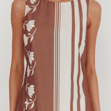 Dayla Sleeveless Waist Tie Maxi Dress Palma