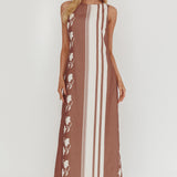Dayla Sleeveless Waist Tie Maxi Dress Palma