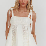 Baybreeze Tied Shoulder Top White