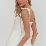 Baybreeze Tied Shoulder Top White