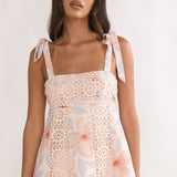 Baybreeze Tied Shoulder Top Floral