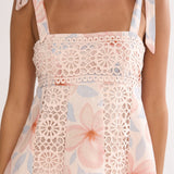 Baybreeze Tied Shoulder Top Floral