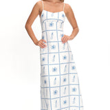 Naysha Cami Strap Maxi Dress Floral White